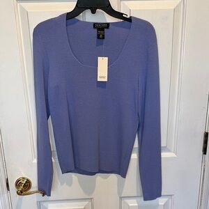 New York & Company Lavender long sleeve stretchy ladies’ top